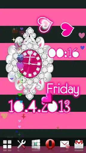 Play [Free]CUTE QLOCK LWP Arabesque as an online game [Free]CUTE QLOCK LWP Arabesque with UptoPlay
